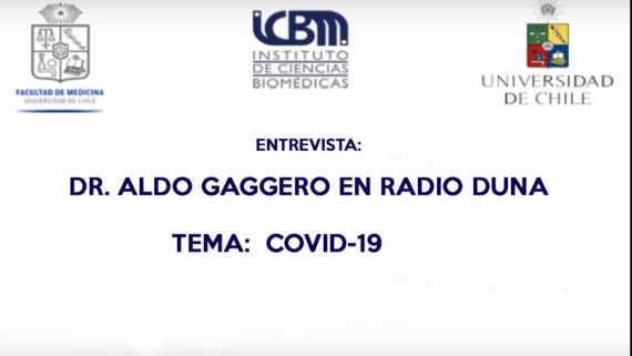 Entrevista al Dr. Aldo Gaggero en radio Duna : Coronavirus