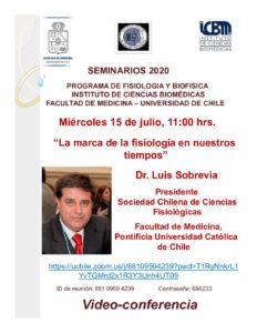 Seminario de Fisiología: La marca de la fisiología en nuestros tiempos