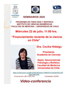 Seminario: “Financiamiento reciente de la ciencia en Chile”