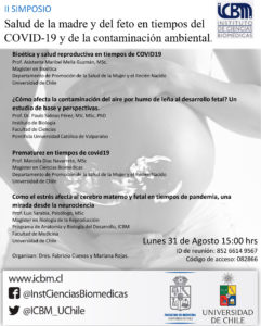 II. Simposio :    Salud de la madre y fetal  en tiempos del COVID-19 y de la contaminación ambiental.