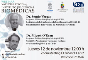 Webinar Extraordinario ICBM: Vacunas COVID-19