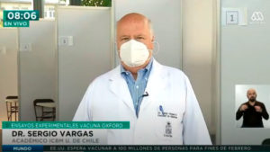 Video entrevista Dr. Sergio Vargas, Meganoticias- Inicio ensayos vacuna Oxford AstraZeneca – U Chile