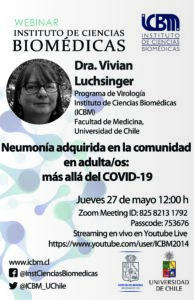 Webinar: Neumonía adquirida en la comunidad en adulta/os: más allá del COVID-19