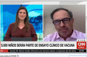 Estudios clínicos para uso de vacuna de Sinovac en niños en Chile – CNN Chile – Dr.Miguel O’Ryan
