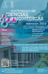 Admisión Doctorado en Ciencias Biomédicas