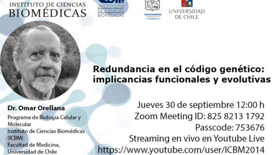 Webinar: Redundancia en el código genético:  implicancias funcionales  y evolutivas