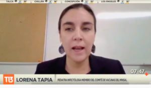 Falta de vacuna para menores de 6 años-T13-Dra. Lorena Tapia-ICBM