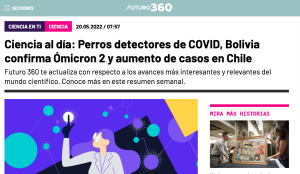 Entrevista a Dr. Miguel O’Ryan en Futuro 360 online, sobre aumento de casos COVID-19 en Chile.