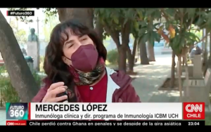 Entrevista a Dra. Mercedes López en CNN Chile sobre fármaco contra cáncer rectal.