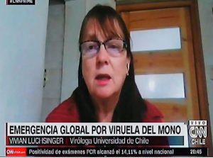 Viróloga Vivian Luchsinger por contagios de viruela del mono en Chile: “39 casos es un número bastante elevado”