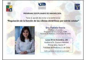 Seminario «Regulación de la función de las células dendríticas por estrés celular»