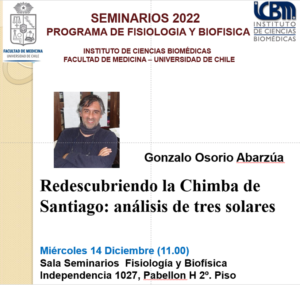 Seminario: «Redescubriendo la Chimba de Santiago: Análisis de tres solares»