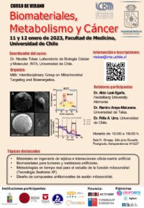 Curso de verano «Biomateriales, Metabolismo Y Cáncer»