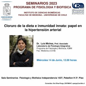 Seminario: Cloruro de la dieta e inmunidad innata: papel en  la hipertensión arterial