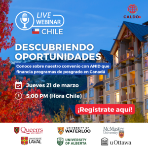 webinar ¡Descubriendo Oportunidades: Un Recorrido por las Universidades del Consorcio CALDO!