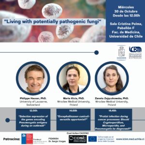 Simposio Internacional – 30 de octubre 12h – «Living with potentially pathogenic fungi»