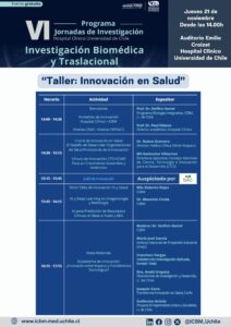 Taller: Innovación en Salud – Jornadas de Investigación del HCUCH 21 nov