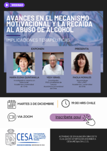 Seminario Avances en el mecanismo motivacional y la recaída al abuso de alcohol. Implicaciones terapéuticas